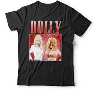 GUANJIE Dolly Appreciation Tshirt Unisex Homage Throwback Stag Hen Do Funny Black 3XL