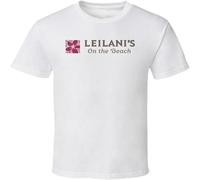 GUANJIE Leilani' On The Beach Maui Hawaii Restaurant T Shirt White S