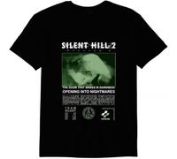 GUANJIE Silent Hill 2 Unisex T-Shirt Gift for Fans Black S