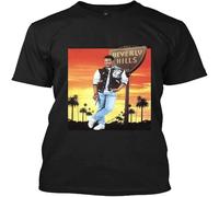 GUANJIE The Beverly Hills Cop Axel Foley Lt. Andrew Bogomil T Shirt Gift for Men Black XL