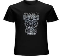 GUANJIE Vvvv Moonspell Wolfheart T-Shirt Mens Unisex Tees Black S