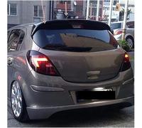 GuanLL Alerón de Coche para Opel Corsa D 2006-2013 Trasero Tronco Maletero AntiarañAzos Exteriores Spoiler Ventana Trasera Canard Splitter Alas