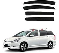 GuanLL Deflectores de Aire para Toyota Wish MK1-AE10 2003-2008 deflectores Viento Lluvia y Ventanas Laterales techos de Cortavientos Ventana Coche 4 Unidades