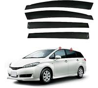 GuanLL Deflectores de Aire para Toyota Wish MK2-AE20 2010-2018 deflectores Viento Lluvia y Ventanas Laterales techos de Cortavientos Ventana Coche 4 Unidades