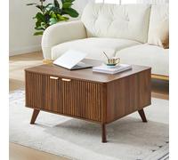 GuannCraft Armario de café con 2 puertas de altura ajustable, organizador de almacenamiento con estantes ajustables para cocina, cafetera espresso y aperitivos