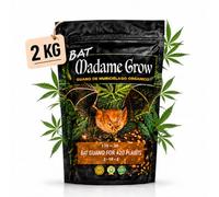 Guano de Murciélago - Fertilizante Orgánico en Polvo para Plantas, Rico en Calcio y Magnesio, Mejora del Suelo y Desarrollo Radicular, Cultivo Interior y Exterior (2 KG)