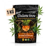 Guano de Murciélago - Fertilizante Orgánico en Polvo para Plantas, Rico en Calcio y Magnesio, Mejora del Suelo y Desarrollo Radicular, Cultivo Interior y Exterior (1 KG)