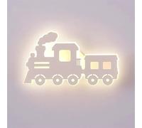 GUANSHAN Lámpara de pared LED con forma de nube blanca, luz nocturna de dibujos animados para habitación infantil, lámpara decorativa de fondo para dormitorio, sala de estar, escaleras, 3 luces.