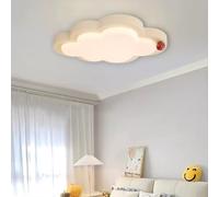GUANSHAN Lámpara de techo creativa con forma de nube, estilo infantil, con dibujos animados y protección ocular, iluminación decorativa para dormitorio y sala de estar.