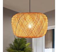 GUANSHAN Lámparas De Araña Creativas De Bambú Estilo Pastoral Lámparas De Techo, Lámparas De Araña De Linternas De Bambú, Lámparas De Araña Decorativas De Alojamiento Residencial