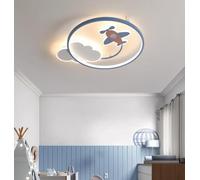 GUANSHAN Lindo avión nube luz de techo estilo infantil lámpara de lámpara de techo de protección ocular led luminaria de iluminación de techo creativa para dormitorio, sala de estar