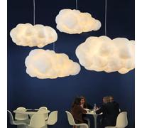 Guanshan Simulación Nube Lámpara Colgante Creativa Algodón Flotante Luz de Techo Decorativa para Dormitorio, Comedor, Pasillo
