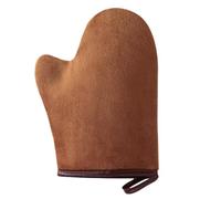 Guante bronceador - Terciopelo | Aplicador autobronceador - Guante bronceador para una aplicación uniforme - Accesorios para bronceadora - Resistente al desgarro duradero negro - Juego