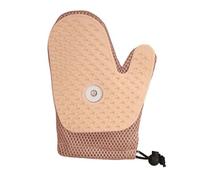 Guante de aseo para mascotas con sistema de pulverización de agua, guante de limpieza para gatos y perros, ajuste ajustable, color amarillo
