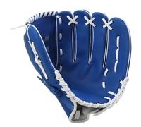Guante de béisbol de 26,7 cm, modelo junior de 7 a 9 años, para diestros, de piel sintética con superficie resistente, para jugadores en el campo, cómodo de llevar, control seguro del balón