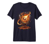 Guante de béisbol Drip Boys Meteor Lava Derretir Deportes Goteo Camiseta Premium