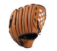 Guante de béisbol, Equipo de Traning la Bola PU Jarra del Campo Guante práctica 12.5in(Brown 10.5in)