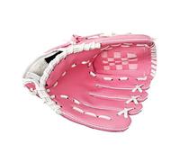 Guante de Béisbol Guante de bateo béisbol Lanzador Doble Espesor PVC con Parte Inferior Reforzada Pulgar(Pink,A)