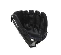 Guante de béisbol Guantes de béisbol y softbol, manopla más Gruesa Defensa Poder for Jugadores Campo lanzadores Adultos jóvenes, Mano Completa(Black,12 5inch)