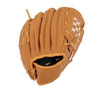 Guante de béisbol, Manoplas ergonómicas de Cuero PU Suave, Guante de Campo Profesional para jóvenes y Adultos (Marrón)