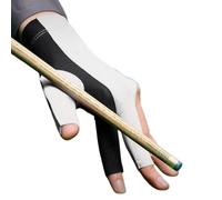Guante de billar - Guante para taco de billar | Guantes de billar de 3 dedos simples y transpirables antideslizantes, guantes deportivos elásticos para tacos de billar de secado rápido, para mano si