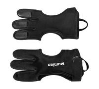 Guante de Caza de Caza, Protector de Dedos de Cuero, Guante de Tiro versátil, Guante de Tiro con Suave para un Mejor Rendimiento, Ajuste Ajustable para Principiantes y Expertos, Equipo para