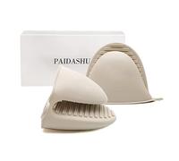 Guante de Cocina Grueso de Silicona Resistente al Calor para Hornear, Hornear, barbacoas y Parrillas (Abricot)