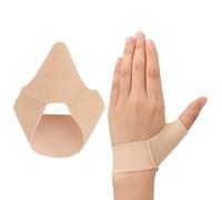 Guante de Compresión para Artritis, Muñequera Elástica sin Dedos con Almohadillas de Gel, Soporte Transpirable para Túnel Carpiano, Talla S