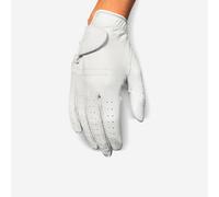 Guante de golf cabretta para mujer mano derecha para zurdas, Tour blanco S