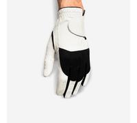 Guante de golf diestro hombre, 100 blanco y negro M