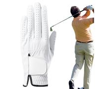 Guante de Golf para Hombre,Hombre Transpirables para Mano Izquierda - Empuñadura Ergonómica Acolchada Protectora para Mujer En Conducción Ciclismo Tenis