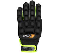 Guante de Hockey Grays International Pro, Unisex, Negro/Amarillo Fluor, Talla L