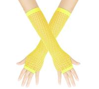 Guante de invierno para hombre largo elástico grueso para mujer, punk, medio dedo, fiesta de noche, caja de noche, talla única