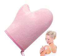 guante de loción bronceadora - guante cómodo 18 x 15,5 cm, aplicador de mano de película PE flocado, gantreutilizable lavable a máquina con pulgar | para una cobertura uniforme en spray, espuma, loti