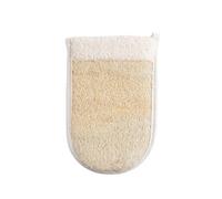 Guante de lufa Chakra de fibra estándar: accesorio de spa y baño hecho de fibra de calabaza natural, efecto rejuvenecedor de la piel, uso unisex, experiencia de masaje refrescante