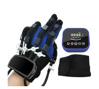 Guante de Mano Robotizado para Rehabilitación tras Ictus, Dispositivo de Terapia con Modalidad Espejo & 9 Niveles de Intensidad Ajustables, Ejercitador de Dedos, Soporte para Mano Izquierda y Derecha