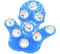 Guante de masaje corporal con bola rodante de metal