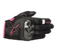 Guante De Moto Alpinestars Stella SMX-1 Air V2 Color: Negro/Rosa Talla: XS