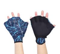 Guante De Natación Webbbeds | Guantes De Aqua - Entrenamiento De Fitness Acuático A Medio Corte, Aletas De Mano, Guanttes Entrenamiento De Natación Unisex, Aletas De Palmera De Palma, Guantess De Nata