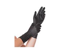 Guante de nitrilo humano SAFE LONG sin polvo talla S negro