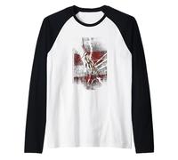 Guante de Pesadilla con diseño de Halloween Friday The 13th Camiseta Manga Raglan