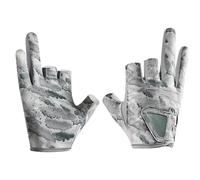 Guante De Pescado - Protección UV 3 Dedos Cortados Guantes De Pescado,Protección UV Guantes Antideslizantes Sin Dedos Para Deportes Al Aire Libre Kayak Canotaje Y Piragüismo
