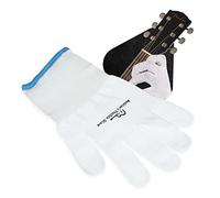 Guante de práctica para músicos - 1 paquete de guantes de guitarra para mujeres y hombres, protectores de dedos para tocar instrumentos de cuerda, problemas de manos y más, Small, Blanco