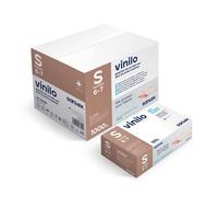 GUANTE DE VINILO AZUL SIN POLVO S 100UDS