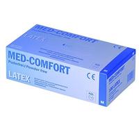 Guante desechable de látex, MED COMFORT, talla XL (1 x 100 unidades)