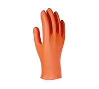 GUANTE DESECHABLE NARANJA TEXTURIZADO UNIGRIP OR NITR. NAR 3
