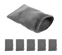 Guante Desmaquillador Reutilizable de Fibra 6 Piezas | Diseño Europeo Elegante, Control Preciso, Uso en Baño y Spa, Accesorio Práctico para Rutina Diaria
