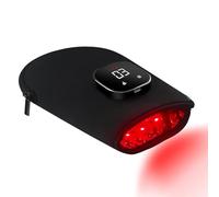 Guante Dispositivo De Luz Roja, Una Sola Mano LED Dispositivo De Terapia, La Intensidad De La Luz 1-3, 10HZ Luz Del Pulso, 80pcs LED De Luz, Recargable, Para El Alivio Del Dolor De Mano Manopla Doble