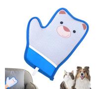 Guante Eliminador de Pelo de Mascotas - Guante para Pelo de Gato,Cepillo Antiestático De Doble Cara Raspador Ergonómico Para Pelusa Para Limpiar Sofá Muebles Suelo Alfombra