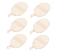 Guante Exfoliante Corporal de Lufa y Nailon Beige, 6 Piezas